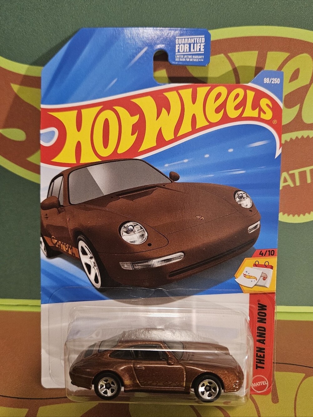 Hot Wheels Metallic Brown Porsche 911 Die-Cast Car